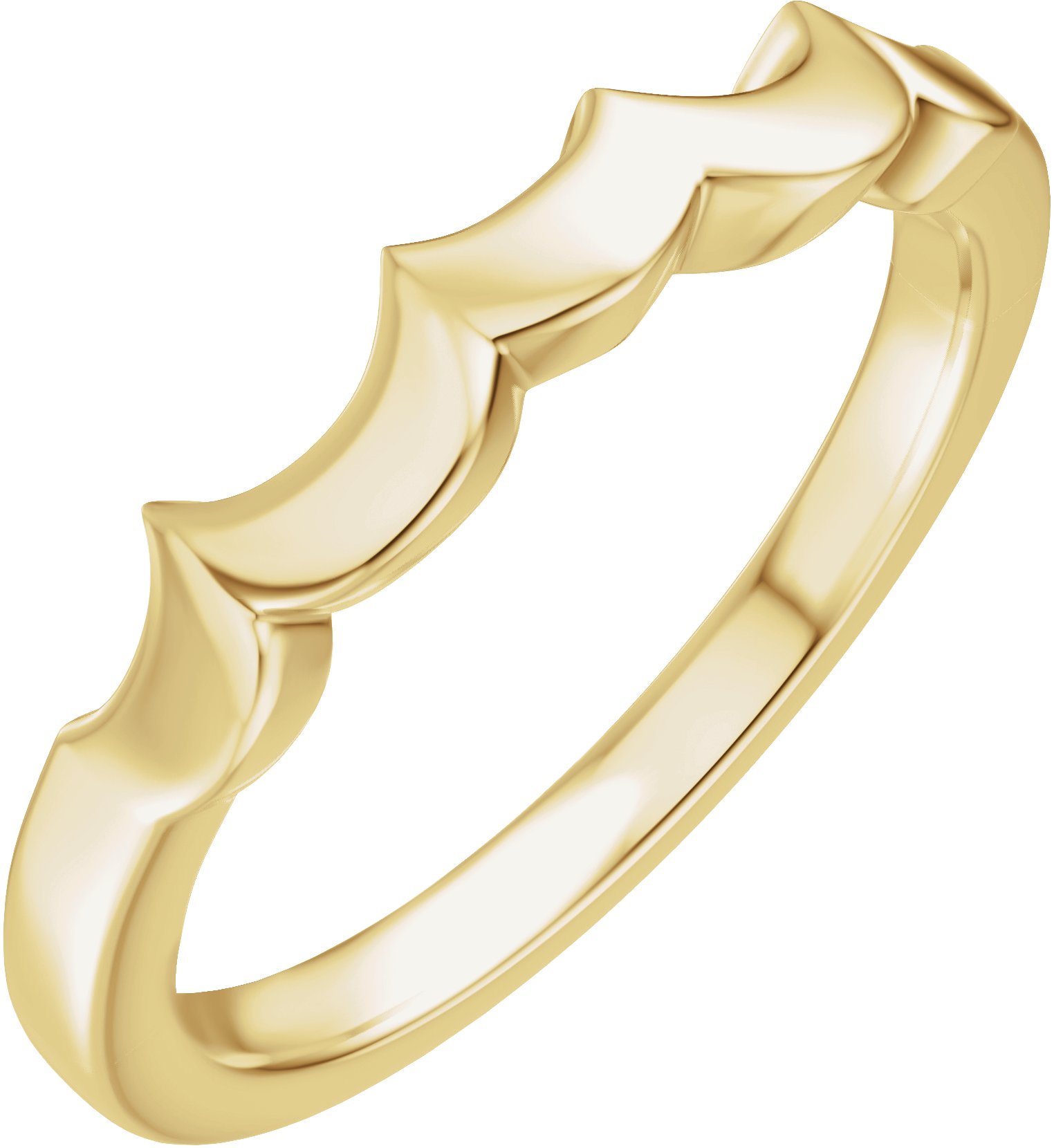 14K Yellow Gold Matching Band