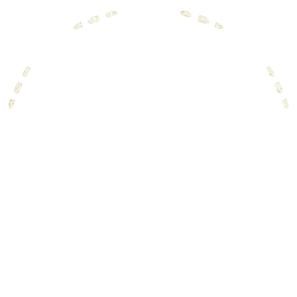 Alternative view of .07 CTW Natural Diamond Contour Band – 14K Yellow Gold