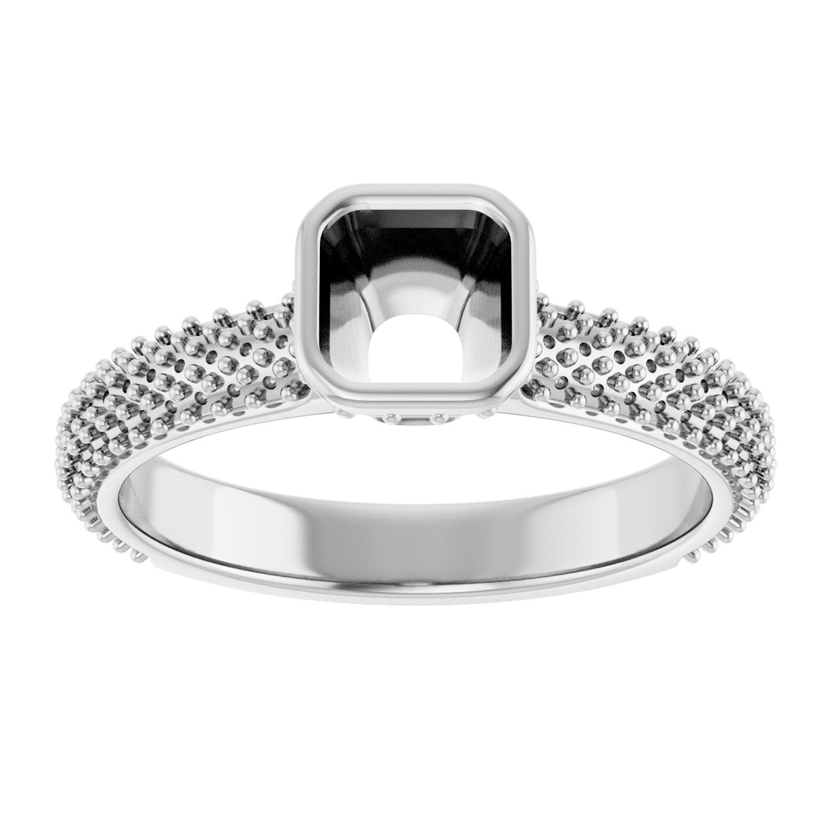 8.5x5.5 mm Pear Engagement Ring Mounting view 3