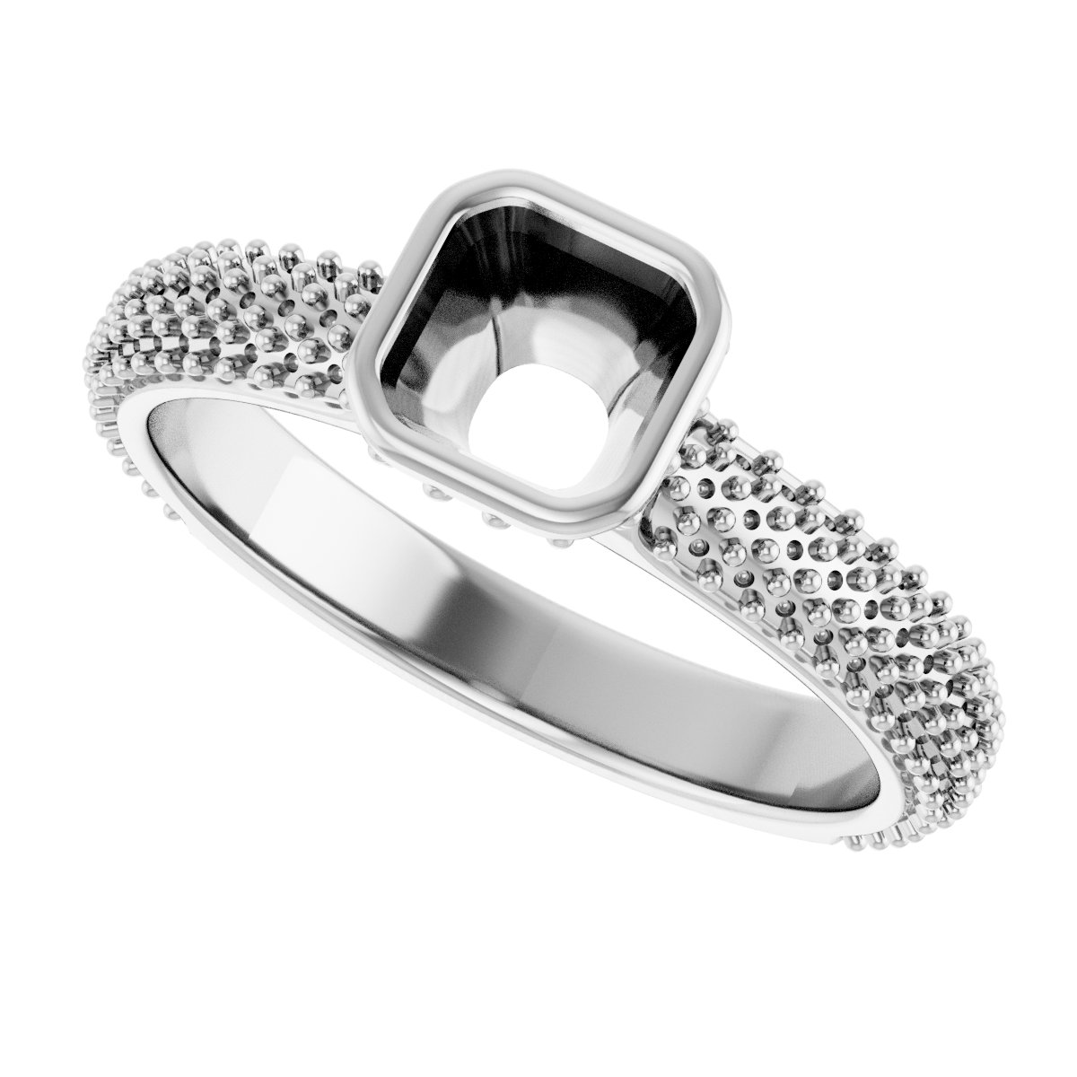 8.5x5.5 mm Pear Engagement Ring Mounting view 5