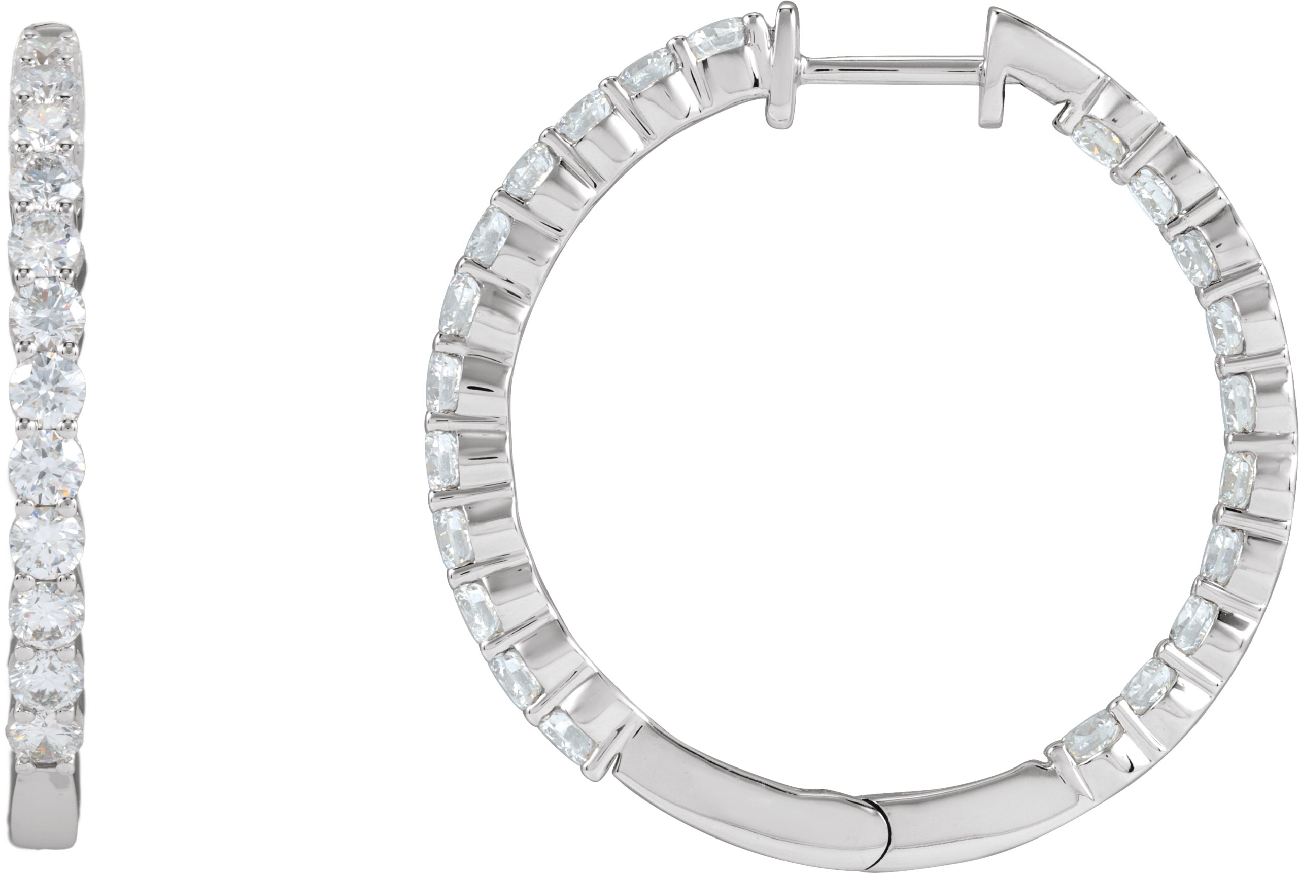 Inside-Outside Hoop Earrings