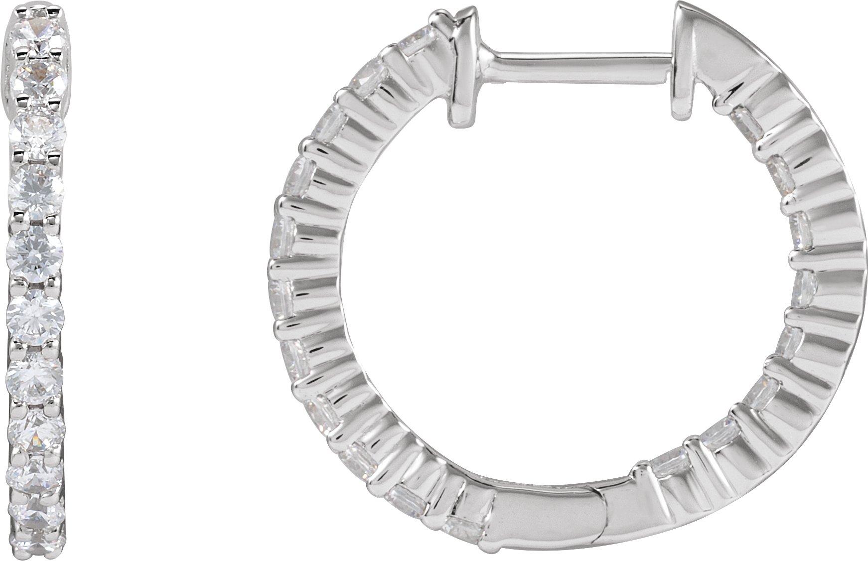 Inside-Outside Hoop Earrings