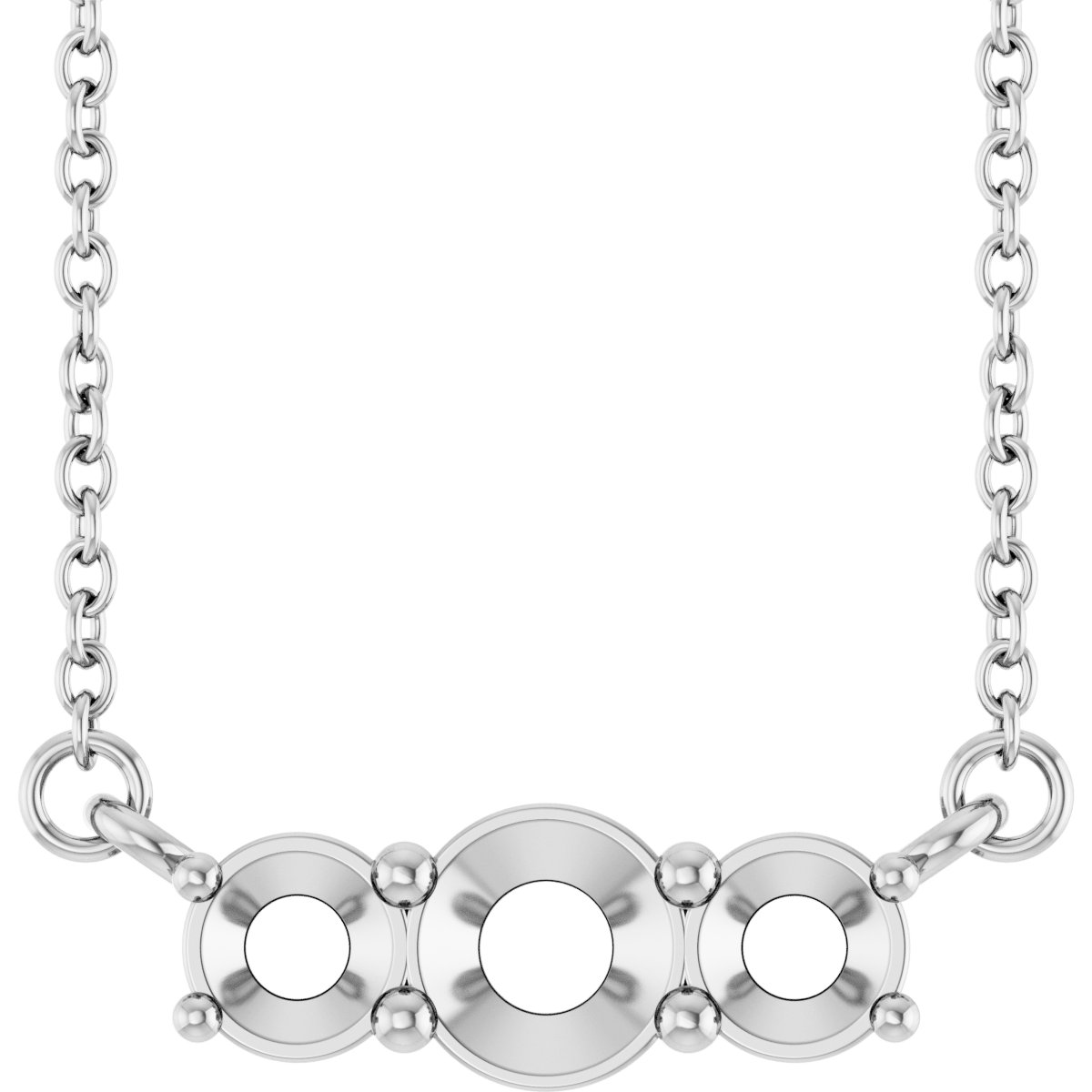 Three-Stone Necklace or Center