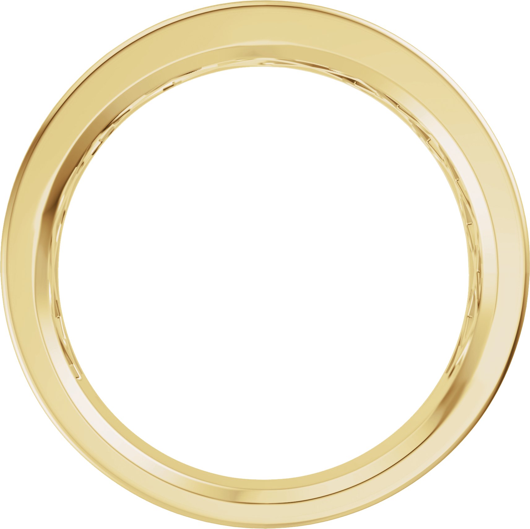 Alternative view of 1/6 CTW Natural Diamond Band – 14K Yellow Gold
