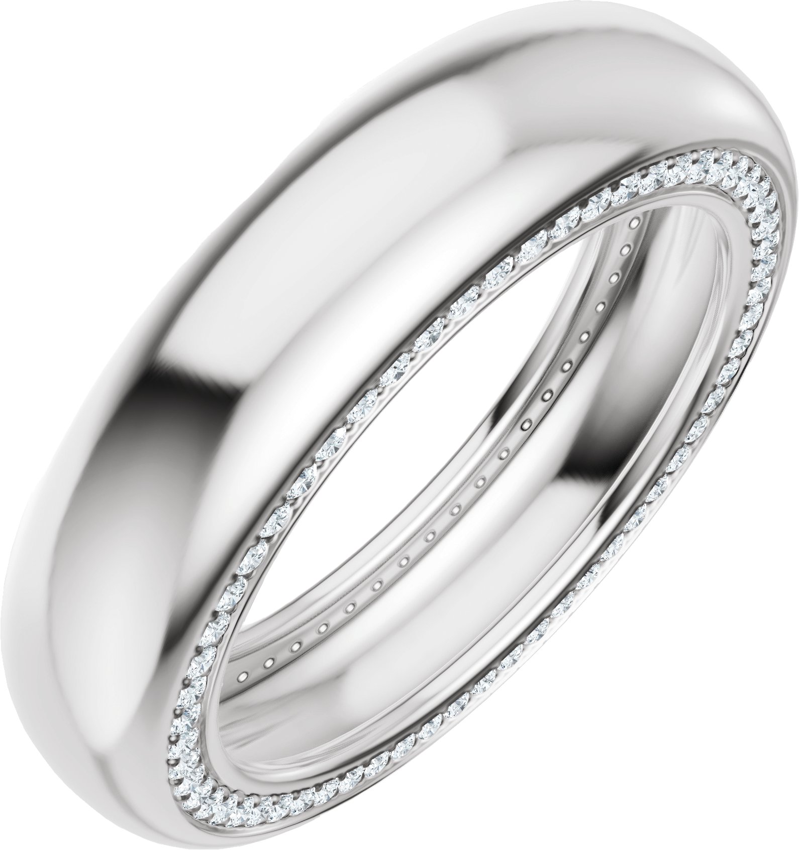 Accented Half Round Band