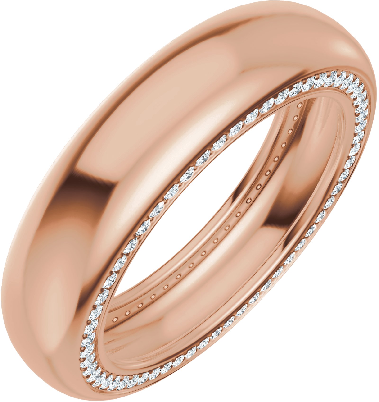 Accented Half Round Band