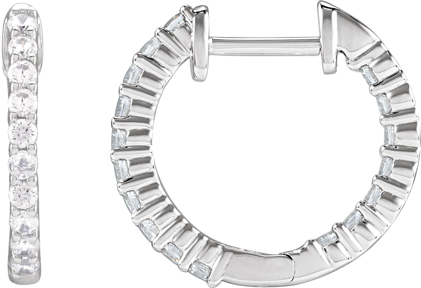 Inside-Outside Hoop Earrings