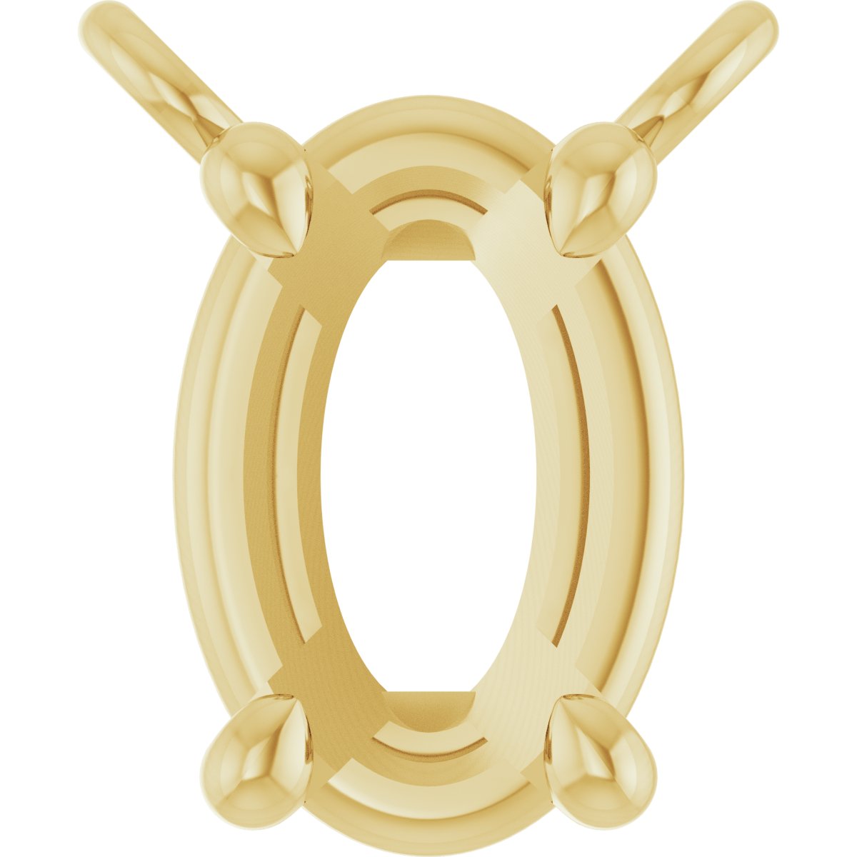 Claw-Prong Solitaire Necklace Center