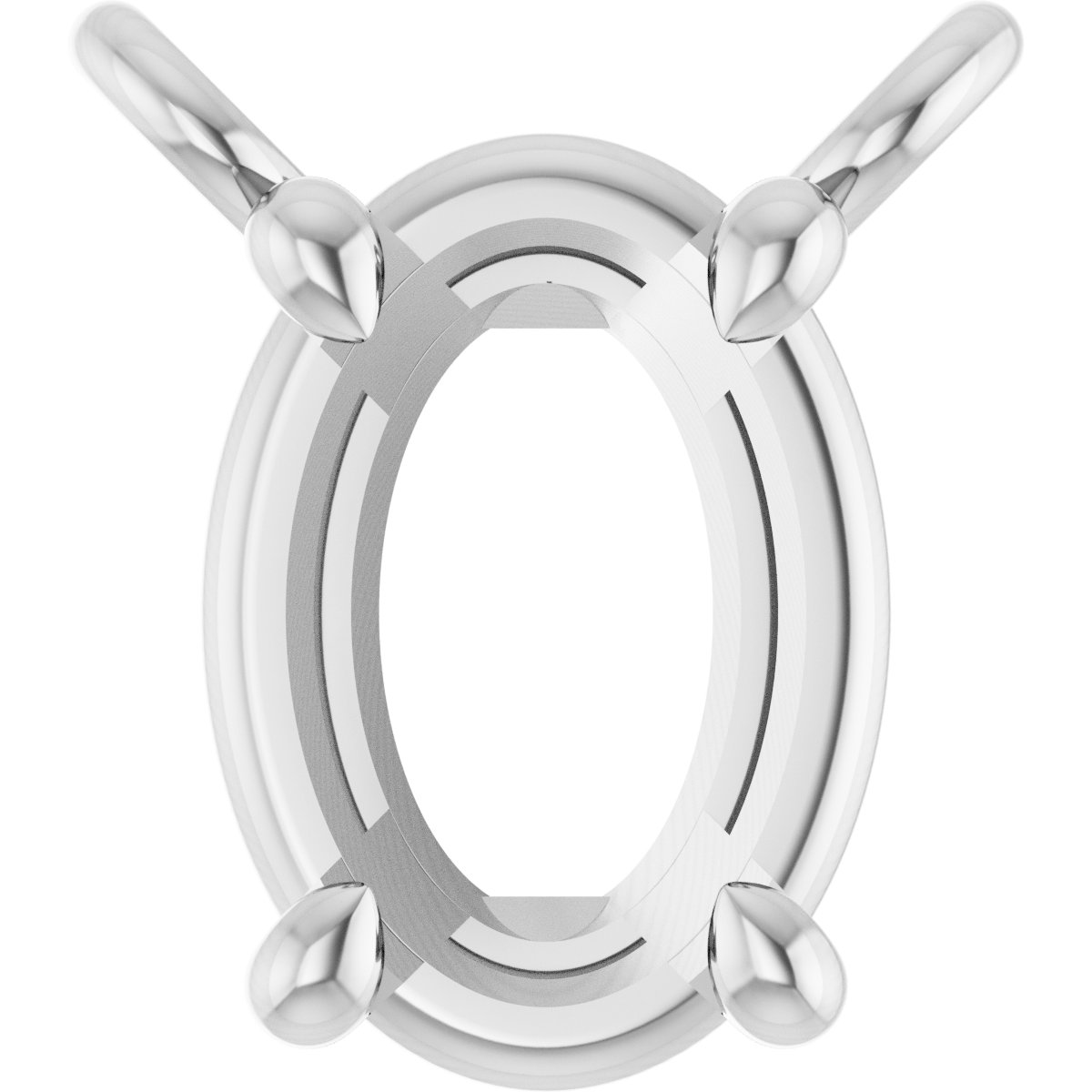Claw-Prong Solitaire Necklace Center