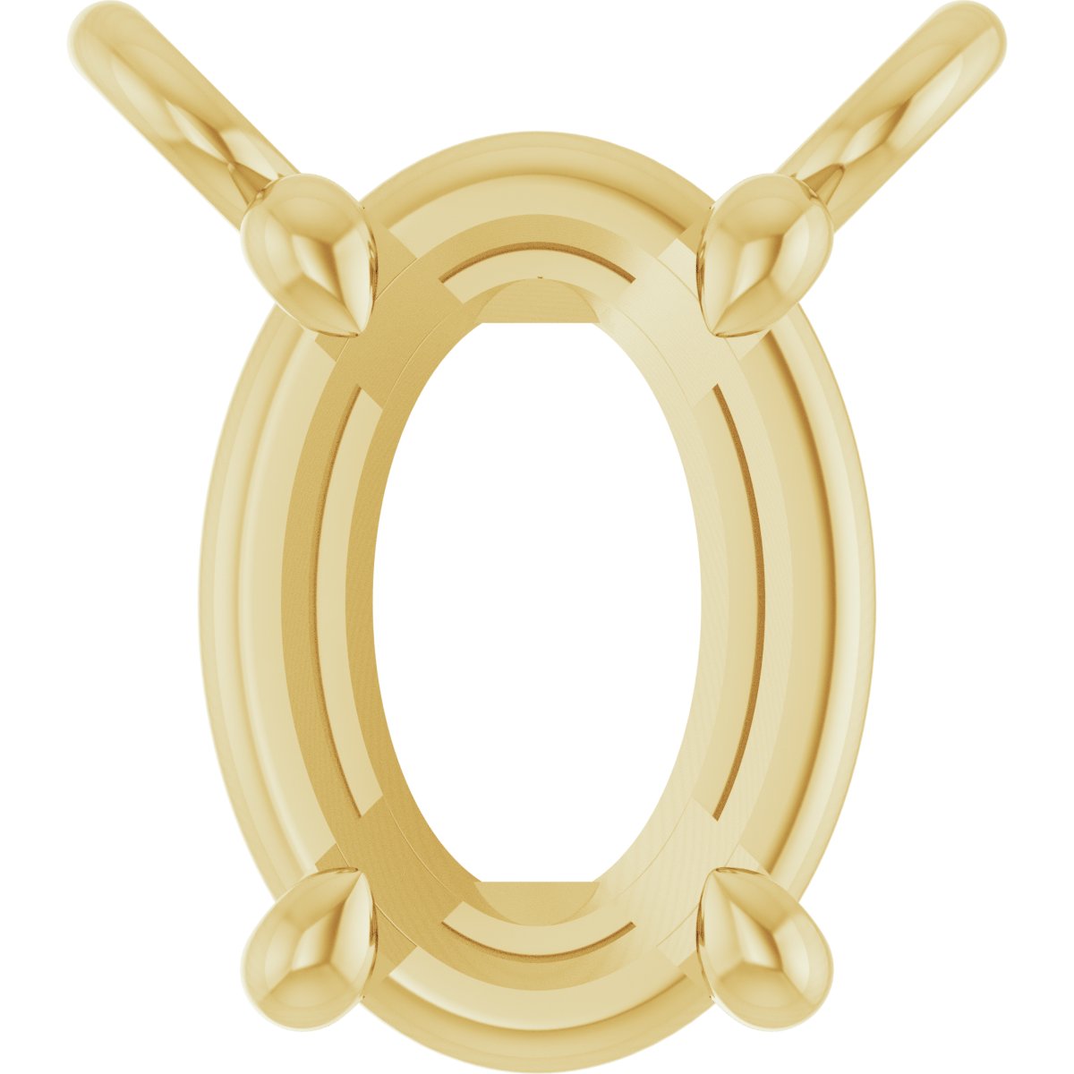 Claw-Prong Solitaire Necklace Center