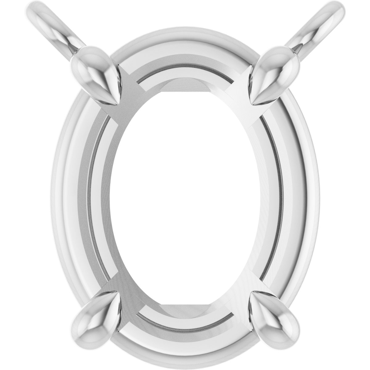 Claw-Prong Solitaire Necklace Center