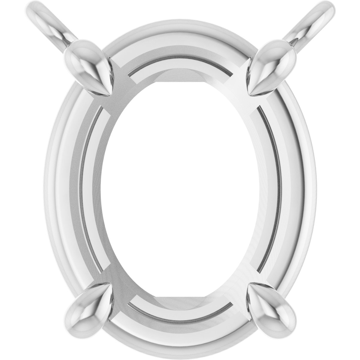 Claw-Prong Solitaire Necklace Center