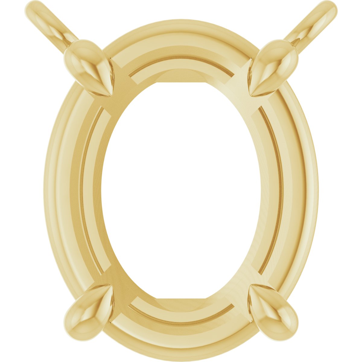 Claw-Prong Solitaire Necklace Center