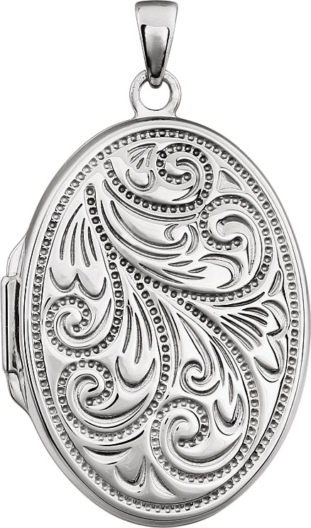 SS 25.75 x 18.5mm Oval Locket Ref 716067