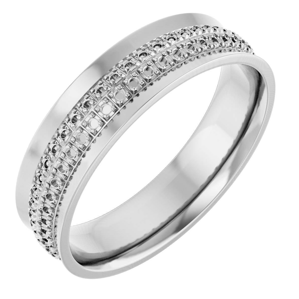 Accented Concave Band