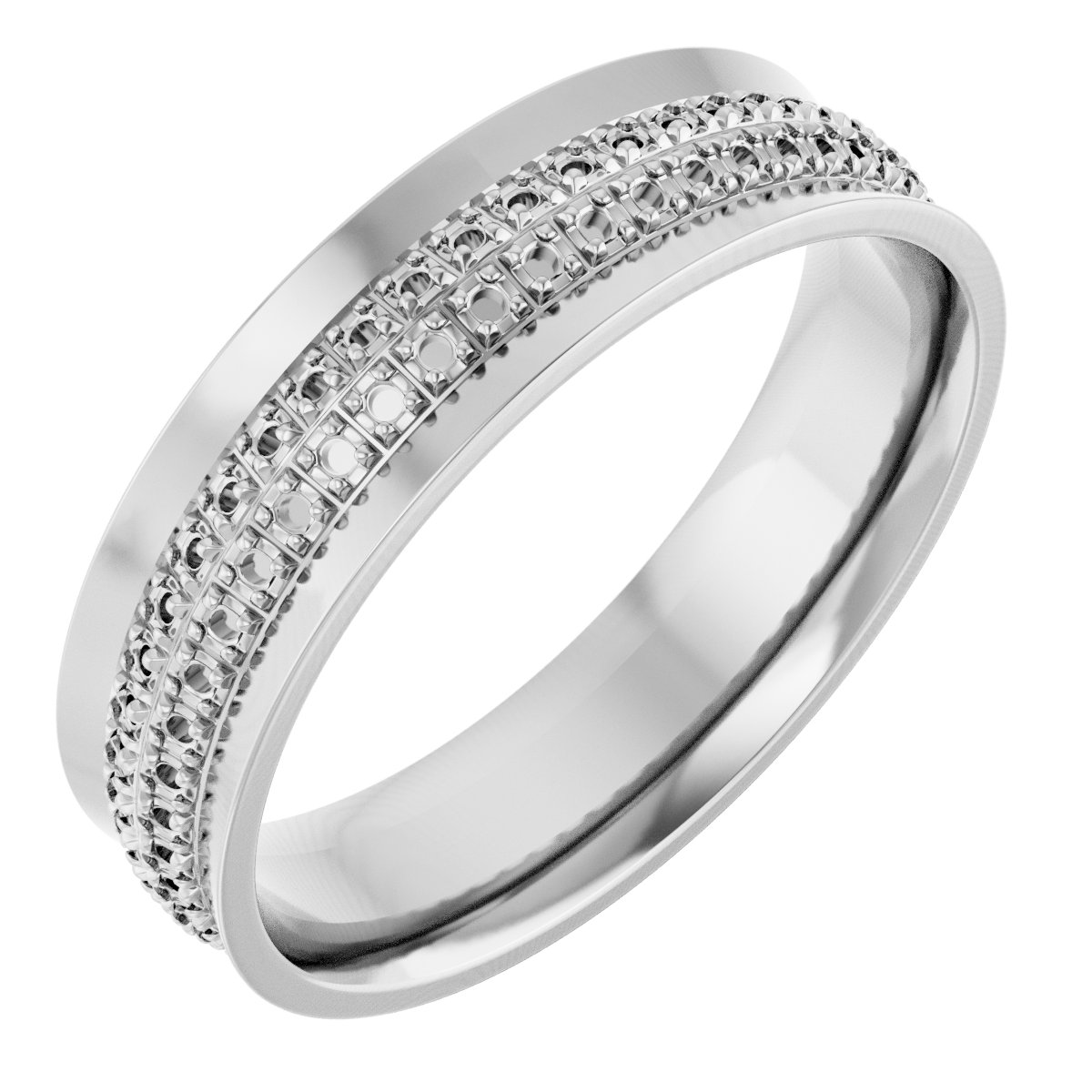 Accented Concave Band