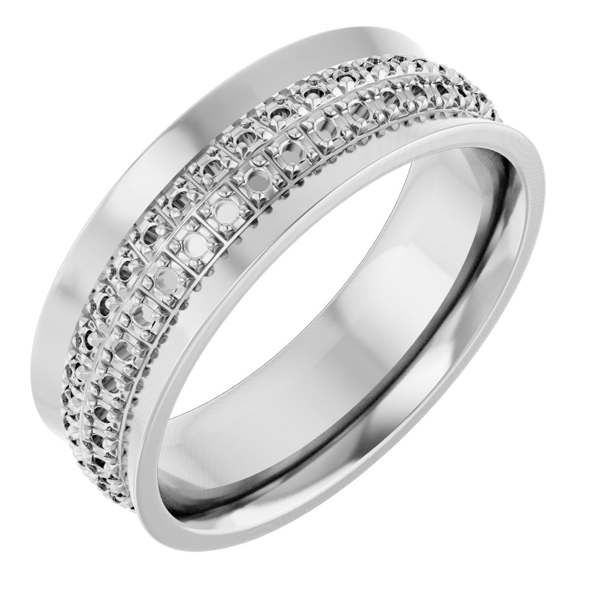 Accented Concave Band