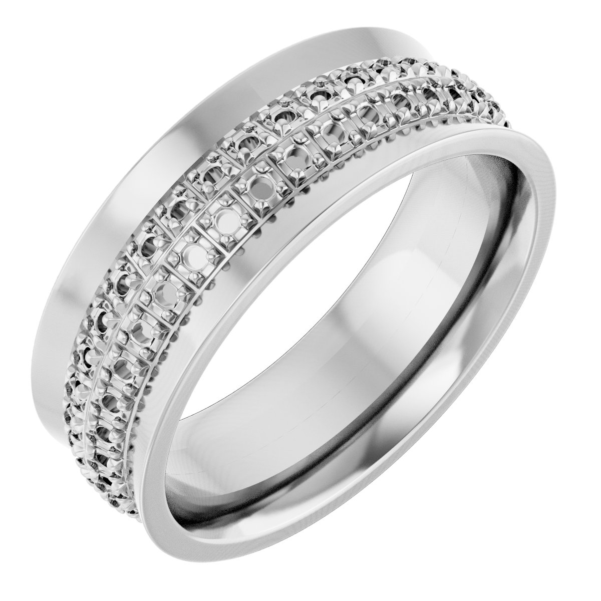 Accented Concave Band