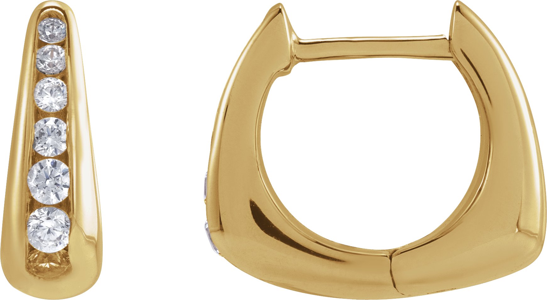 Accented Hoop Earrings