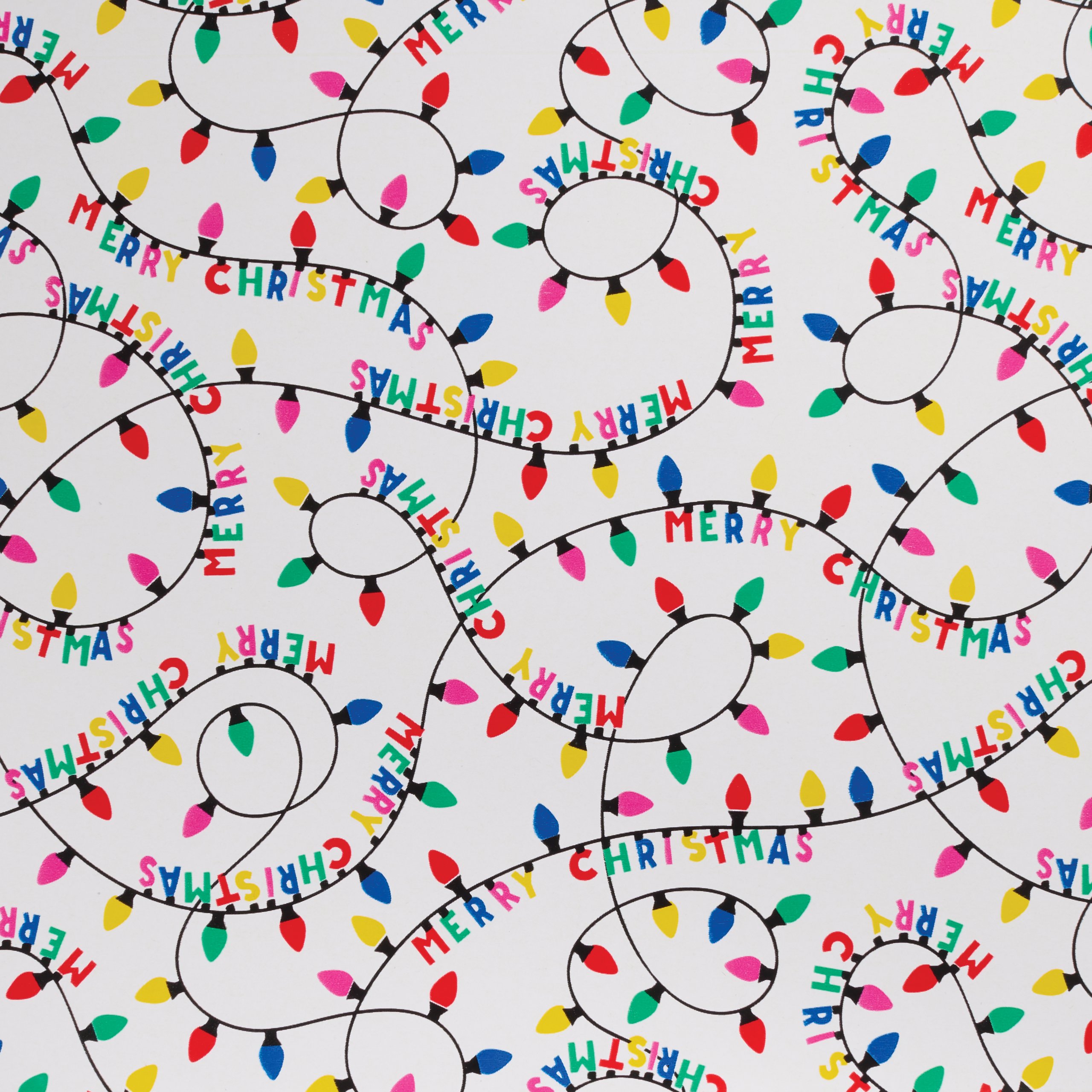 Merry Lights Wrapping Paper