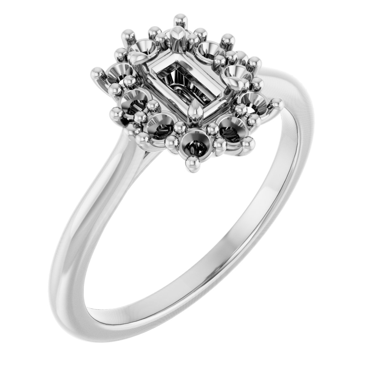 Halo-Style Ring