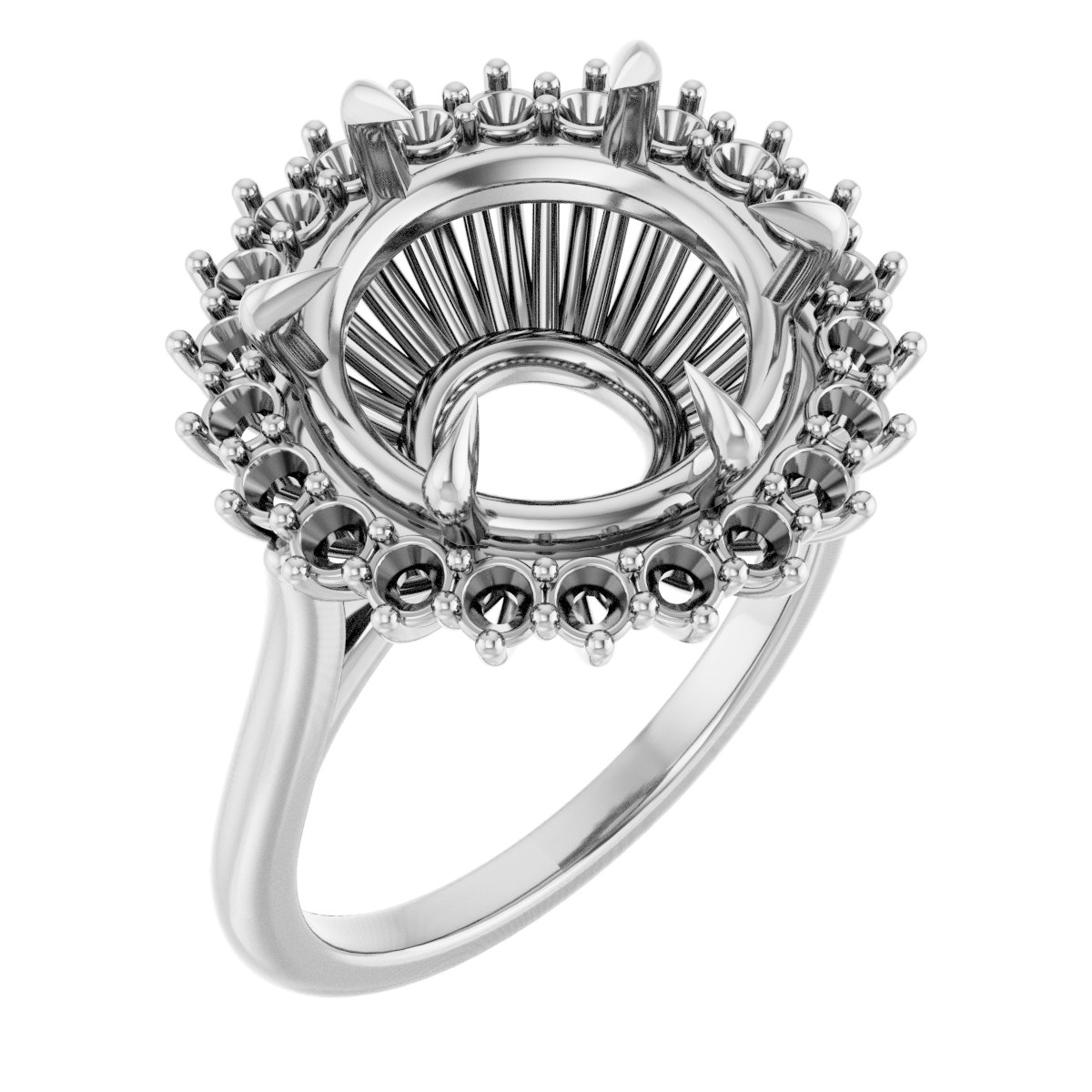 Halo-Style Ring