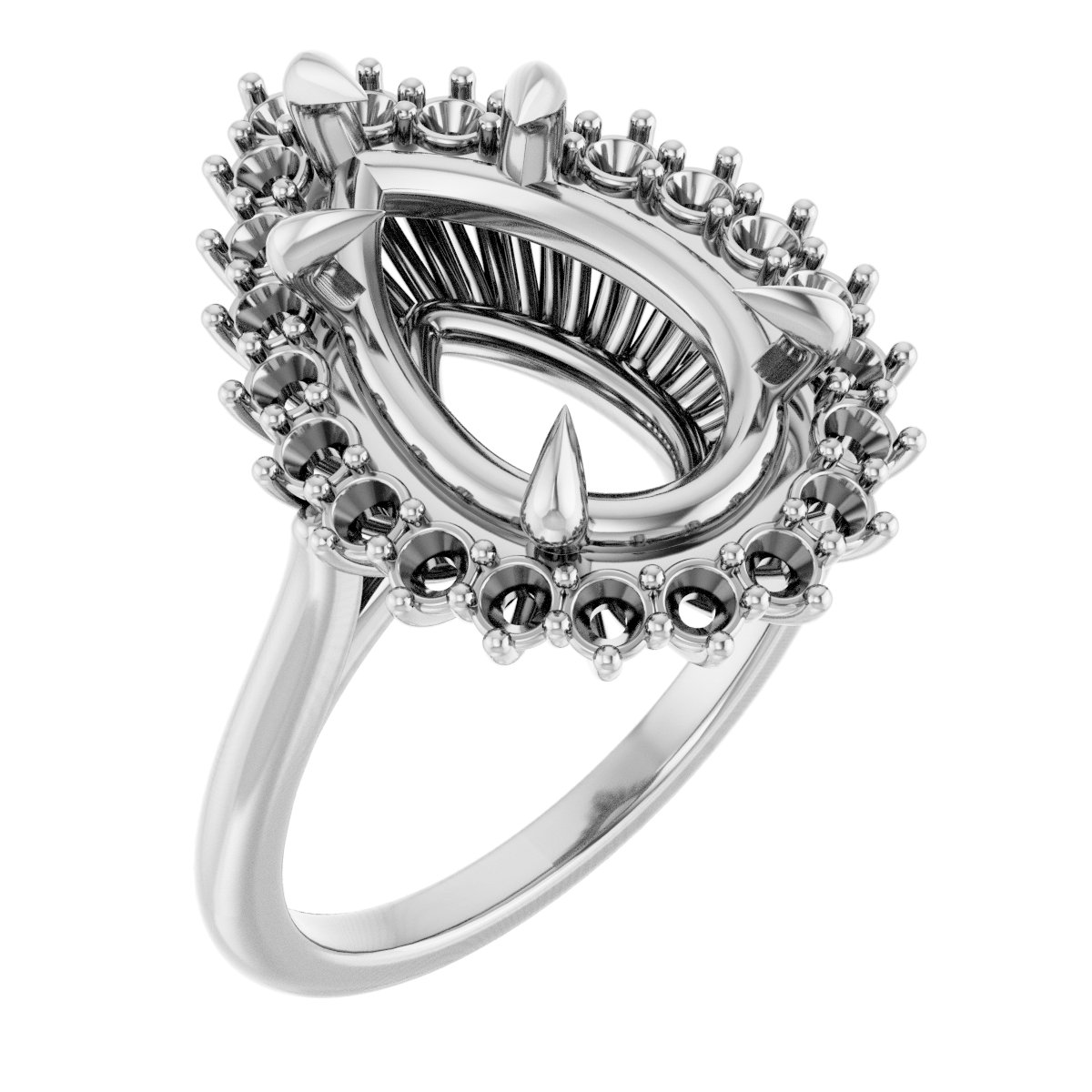 Halo-Style Ring