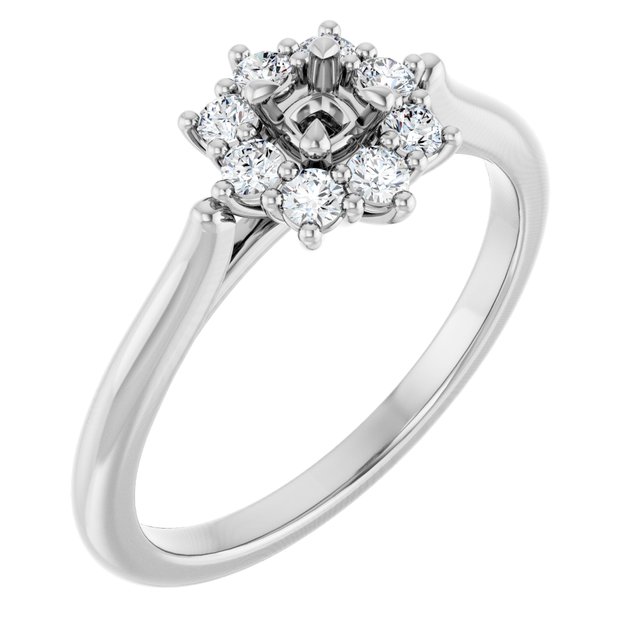 14k White Gold