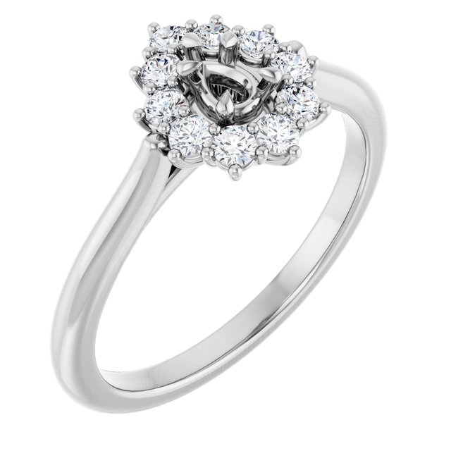 14k White Gold