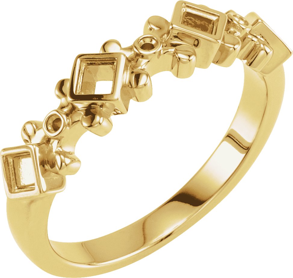 Accented Family Ring