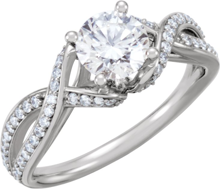 Platinum 2 CTW Diamond Engagement Ring