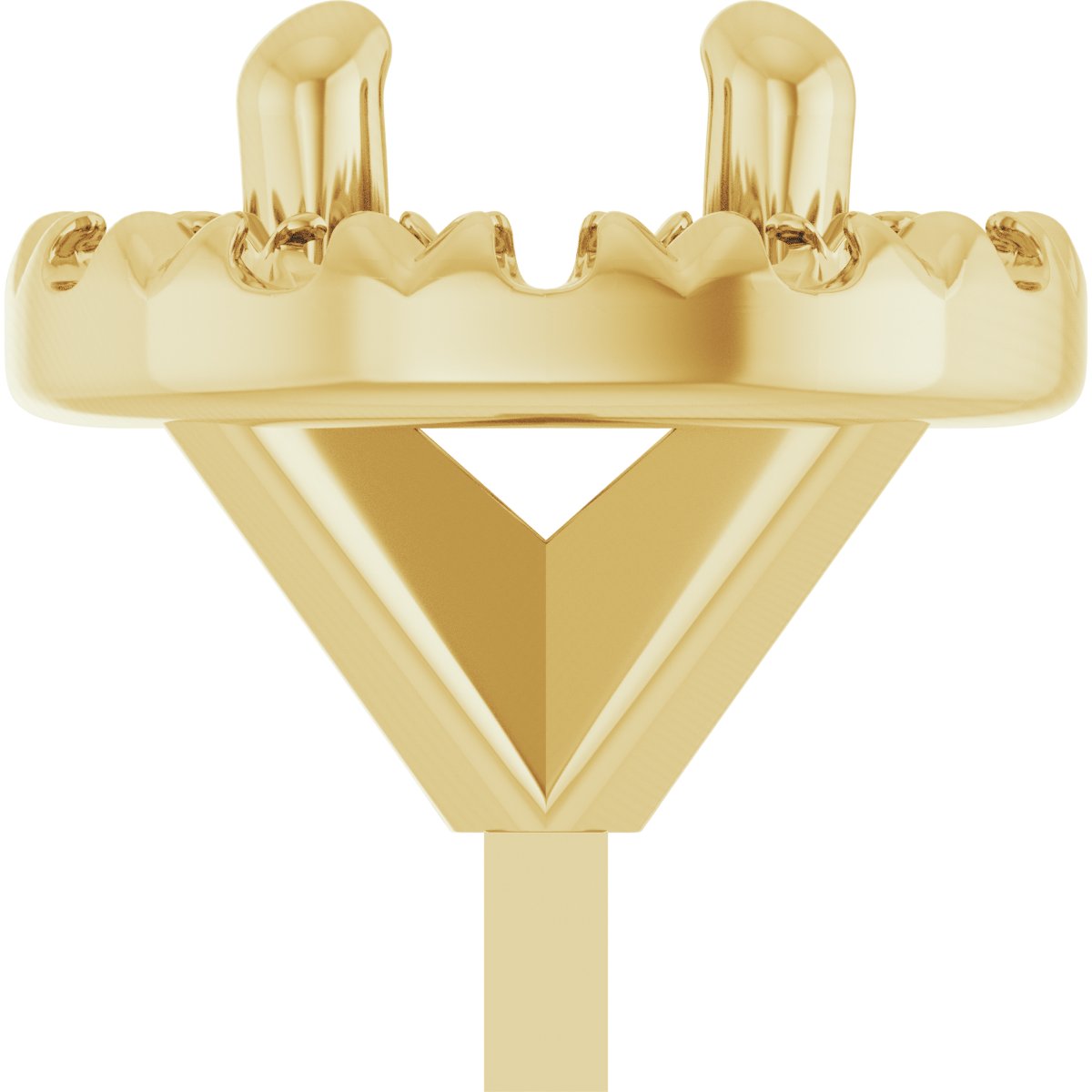 French-Set Halo-Style Peg Setting