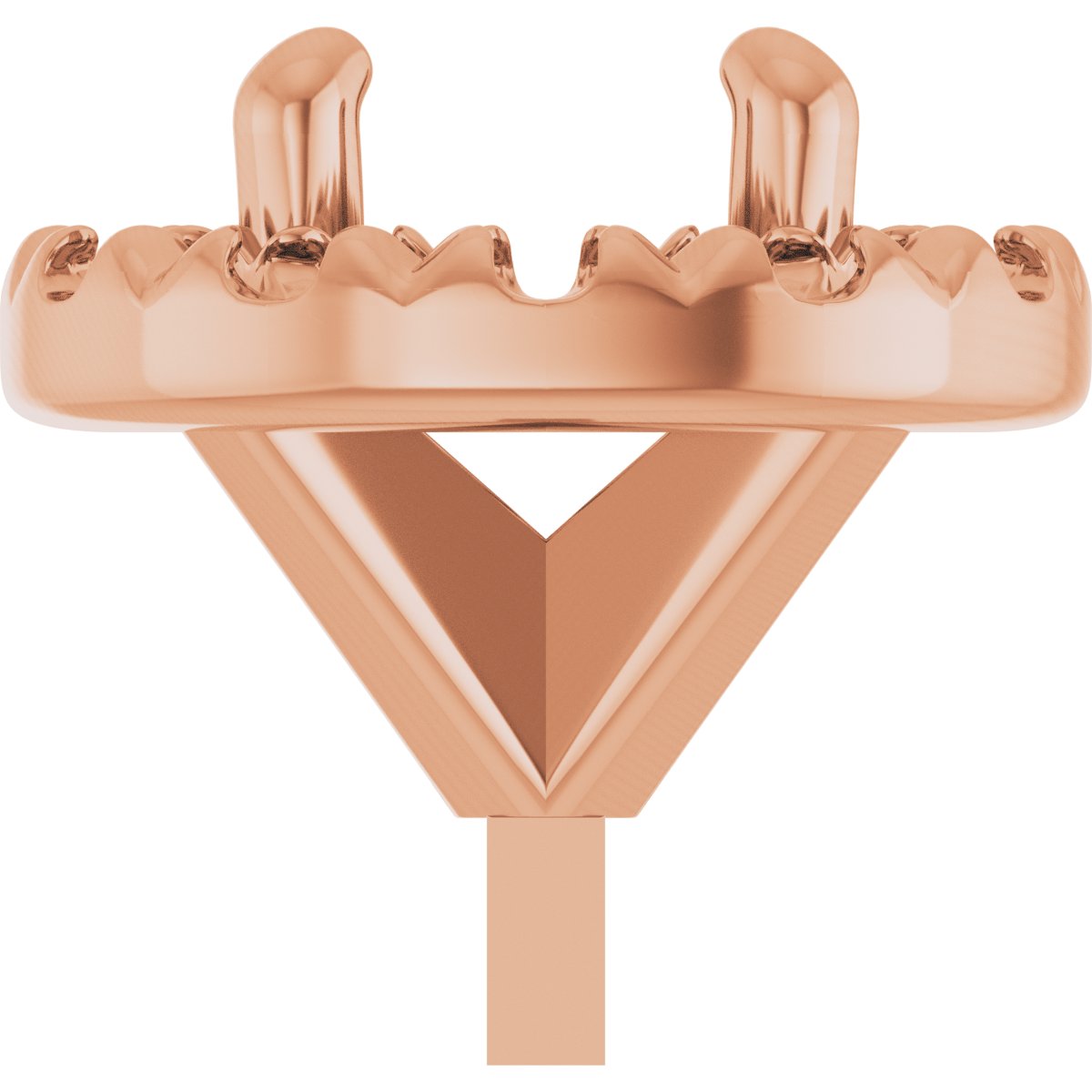 French-Set Halo-Style Peg Setting