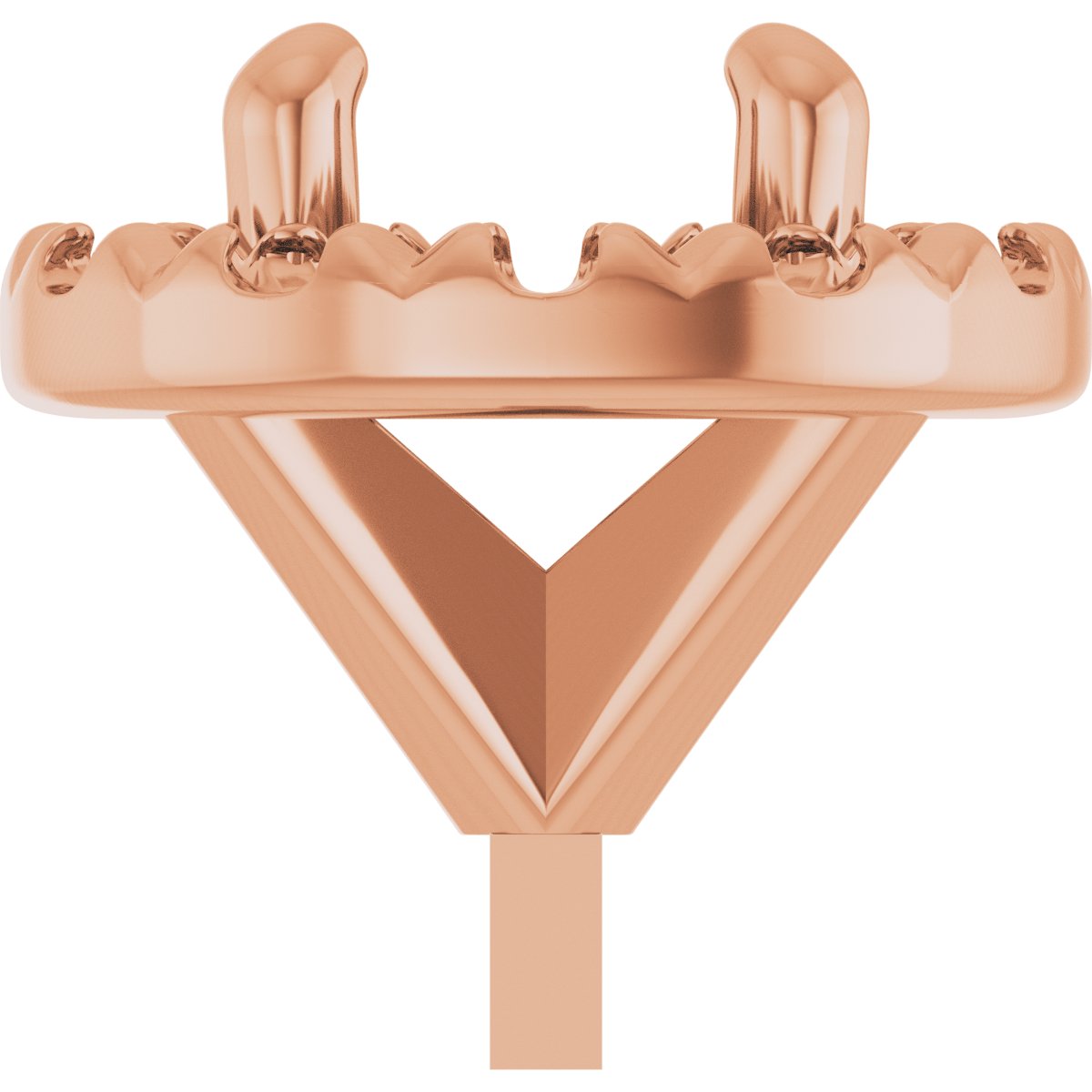 French-Set Halo-Style Peg Setting
