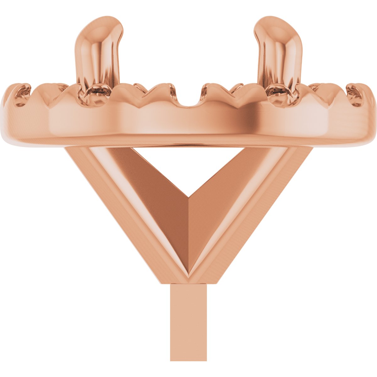 French-Set Halo-Style Peg Setting