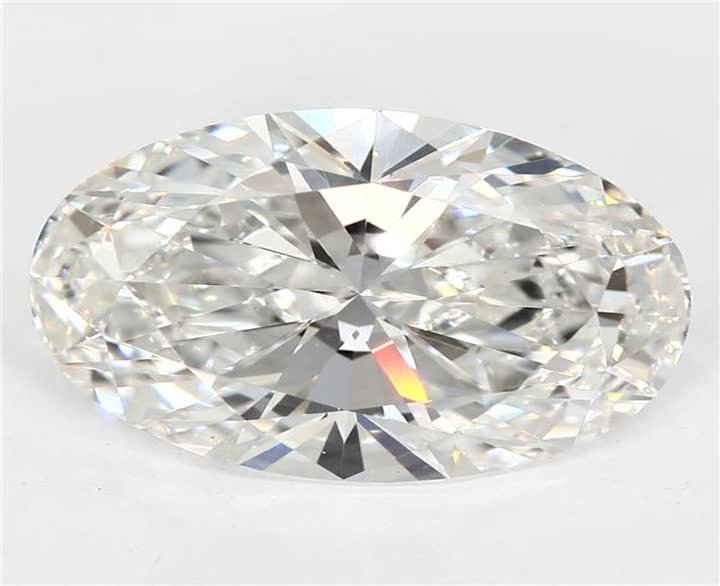 2.04 CT Oval Lab-Grown Diamond Surrey Vancouver Canada Langley Burnaby Richmond