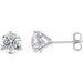 18K White 2 CTW Natural Diamond Stud Earrings
