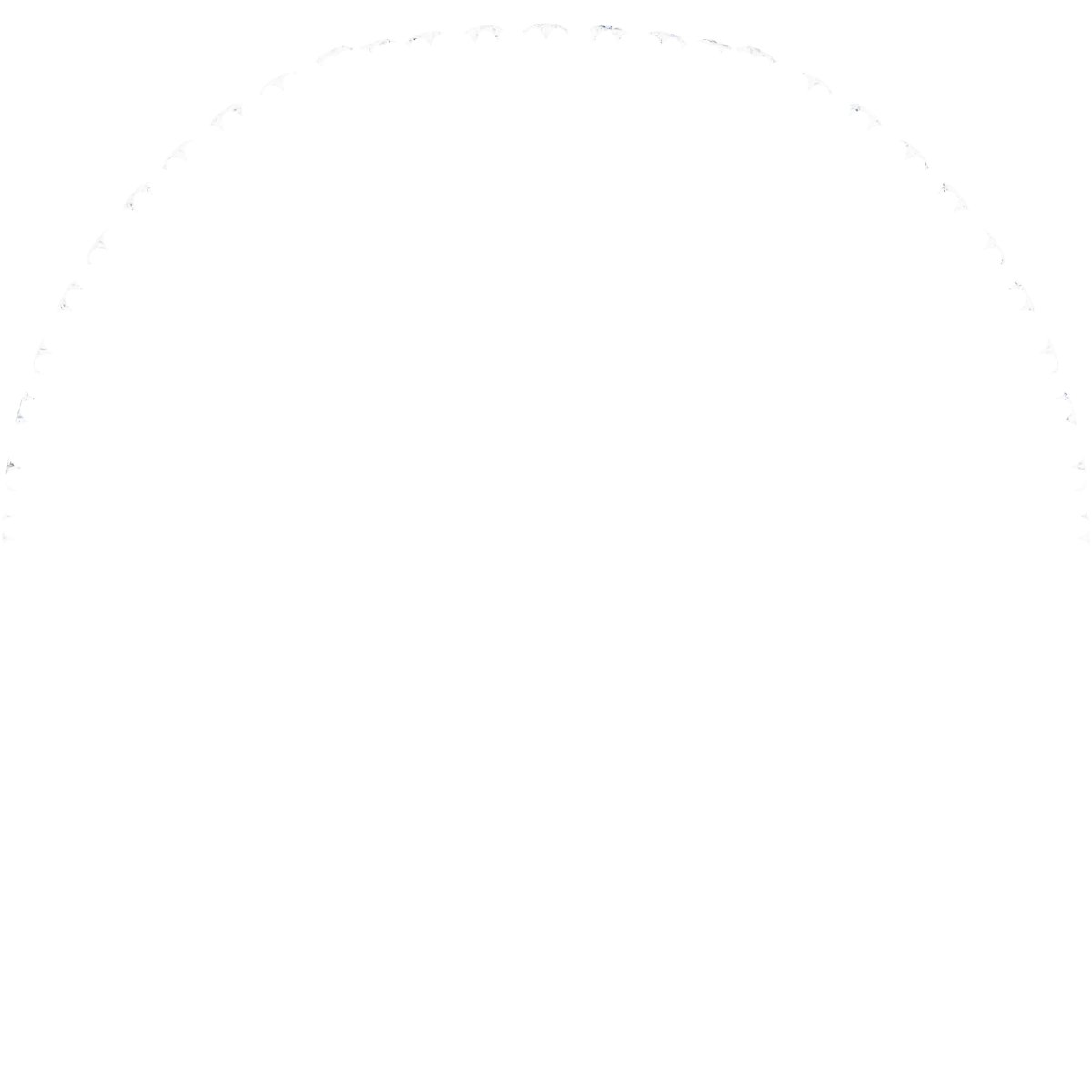 Alternative view of 1/8 CTW Natural Diamond Contour Band – 14K White Gold