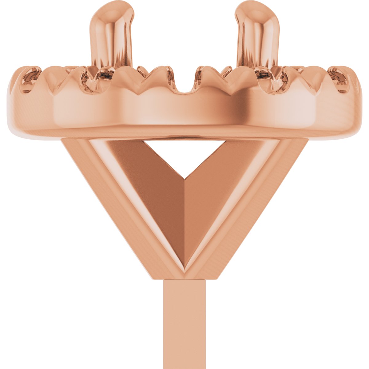 French-Set Halo-Style Peg Setting