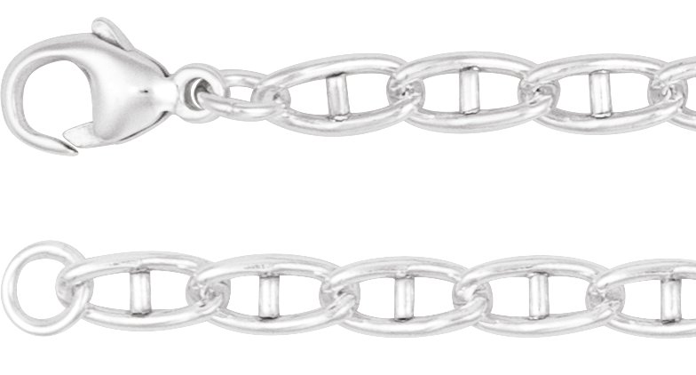 Sterling Silver 3.8 mm Anchor 7
