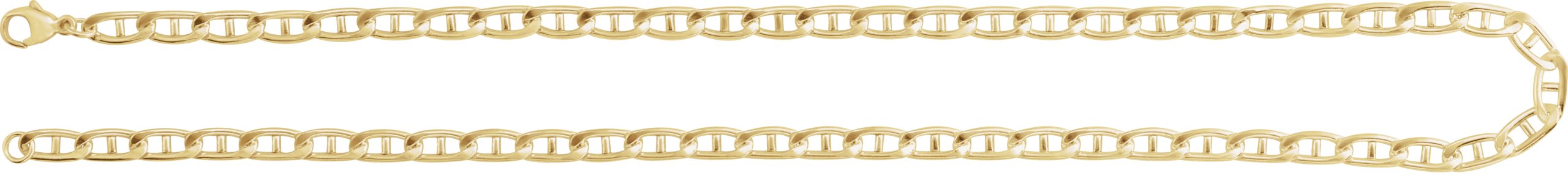 14K Yellow Gold-Filled 5.15 mm Anchor 16 Chain