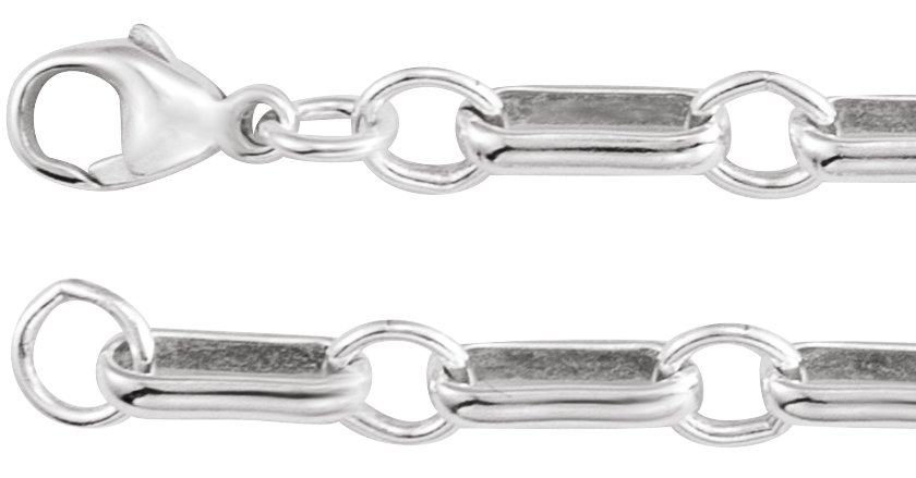6 mm Paperclip-Style Chain