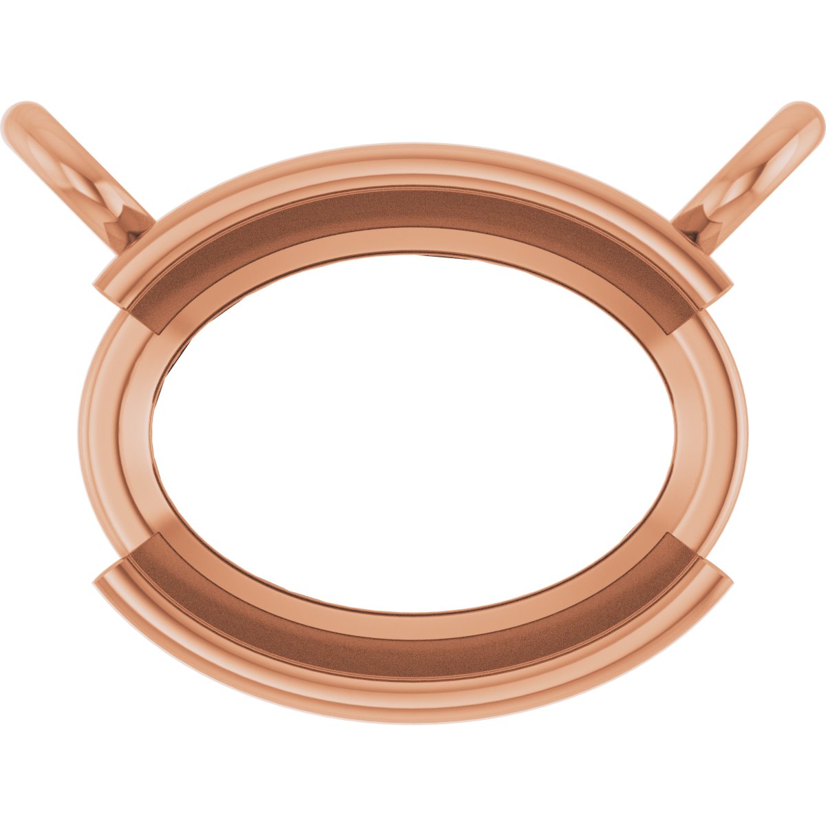 Half-Bezel Solitaire Necklace or Center