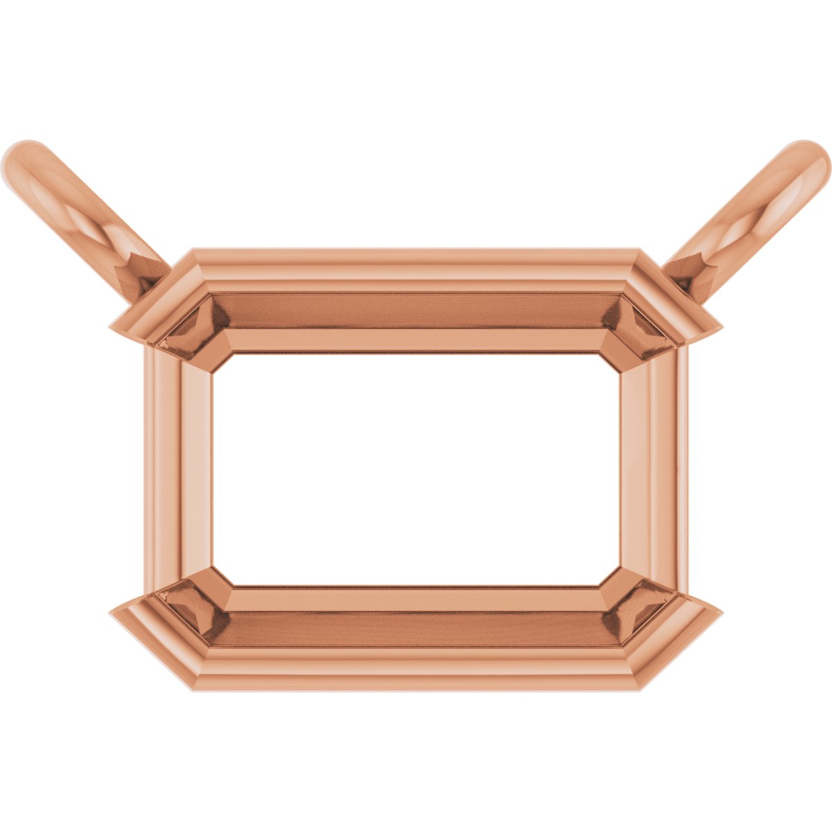 Half-Bezel Solitaire Necklace or Center