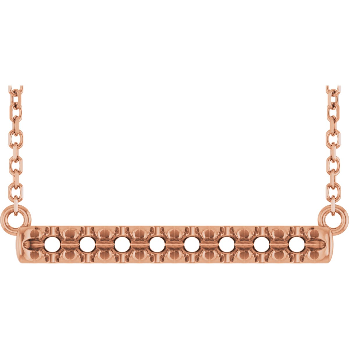 French-Set Bar Necklace or Center