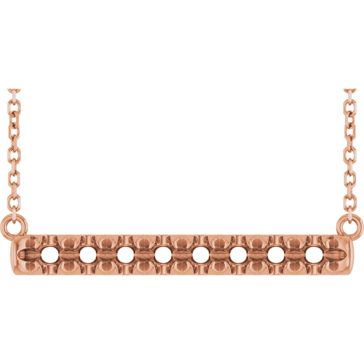 French-Set Bar Necklace or Center