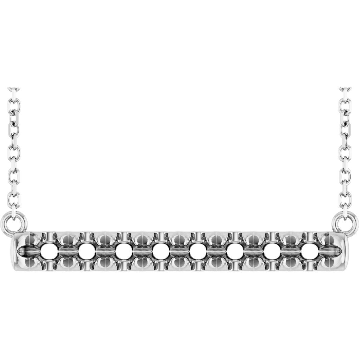 French-Set Bar Necklace or Center