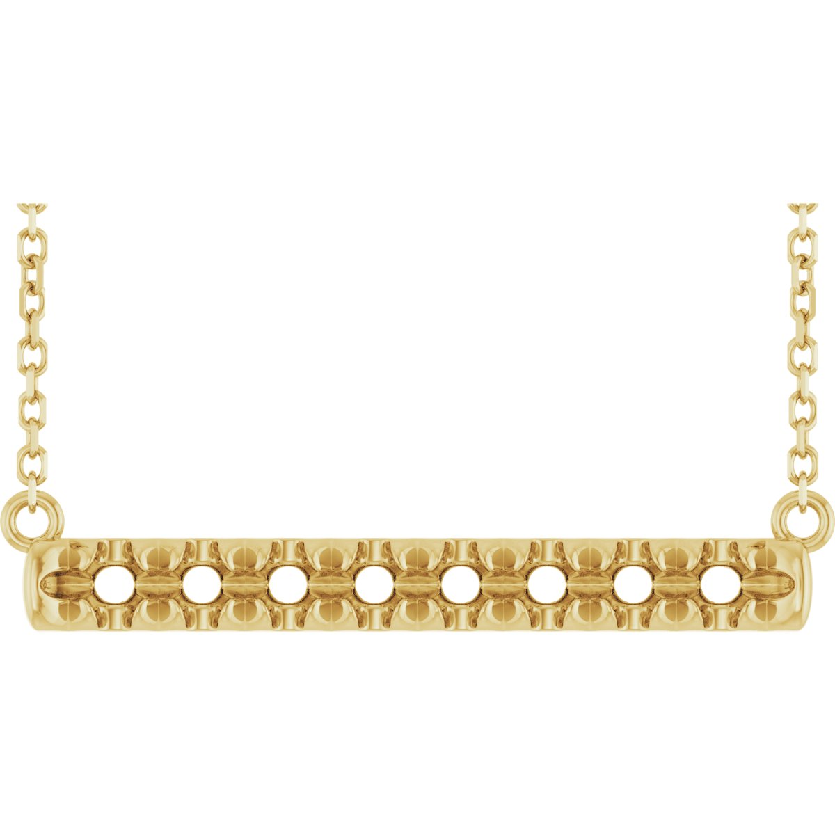French-Set Bar Necklace or Center