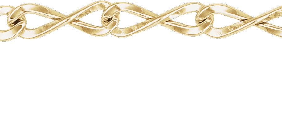 14K Yellow Gold-Filled 5.46 mm Figure Eight 24" Chain view 2