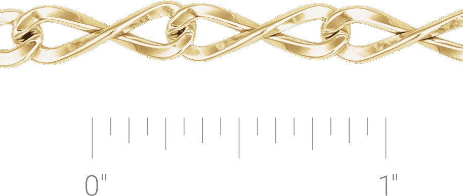 5.46 mm Figure Eight Chain